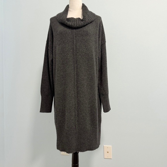 Sundance SONJA CASHMERE DRESS charcoal Size XL - Picture 1 of 9